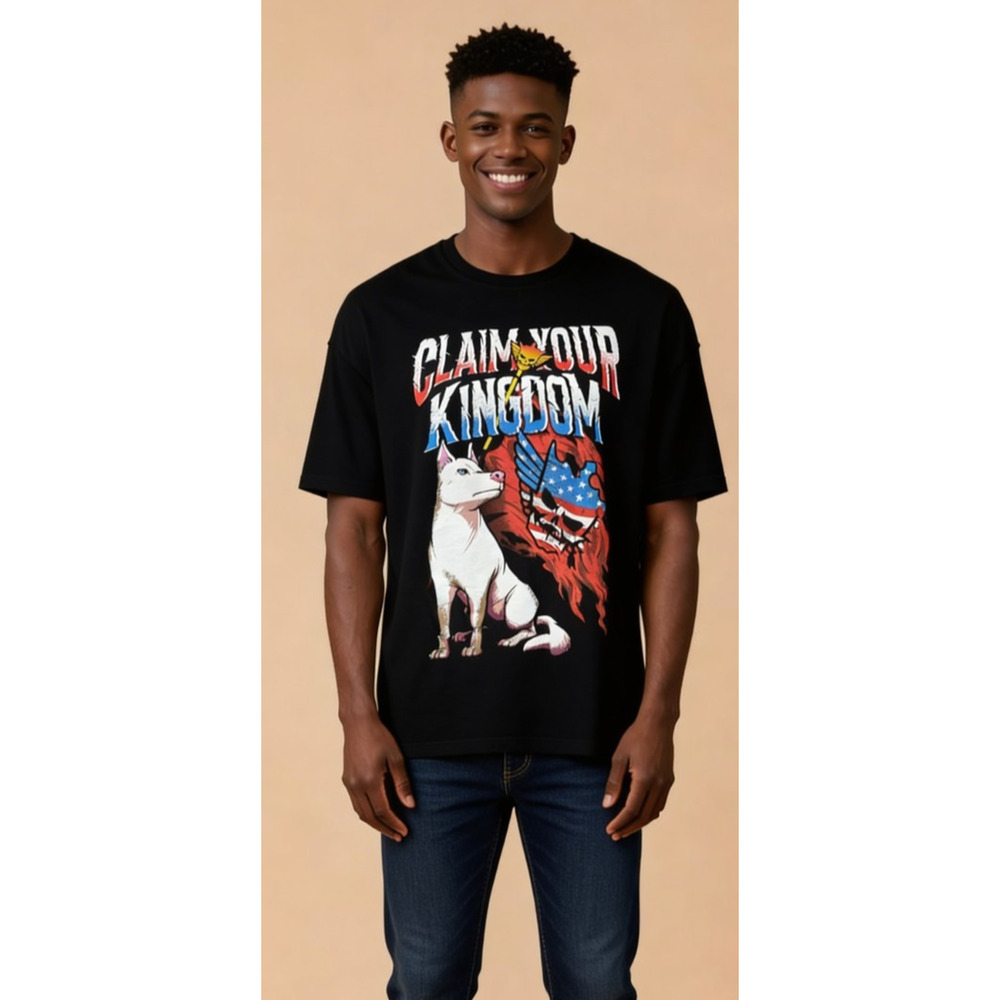 WWE Cody Rhodes 'Claim Your Kingdom' Pharaoh Graphic tee